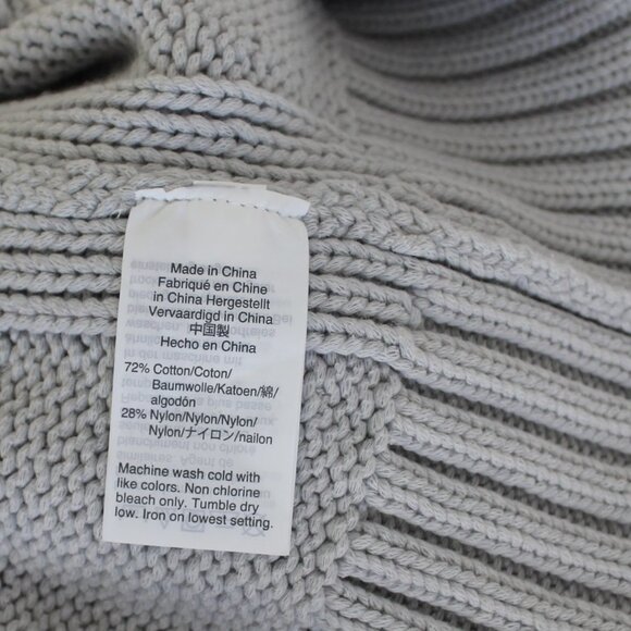 J Crew Women's 1988 Rollneck Sweater Grey J0437 - Picture 8 of 8